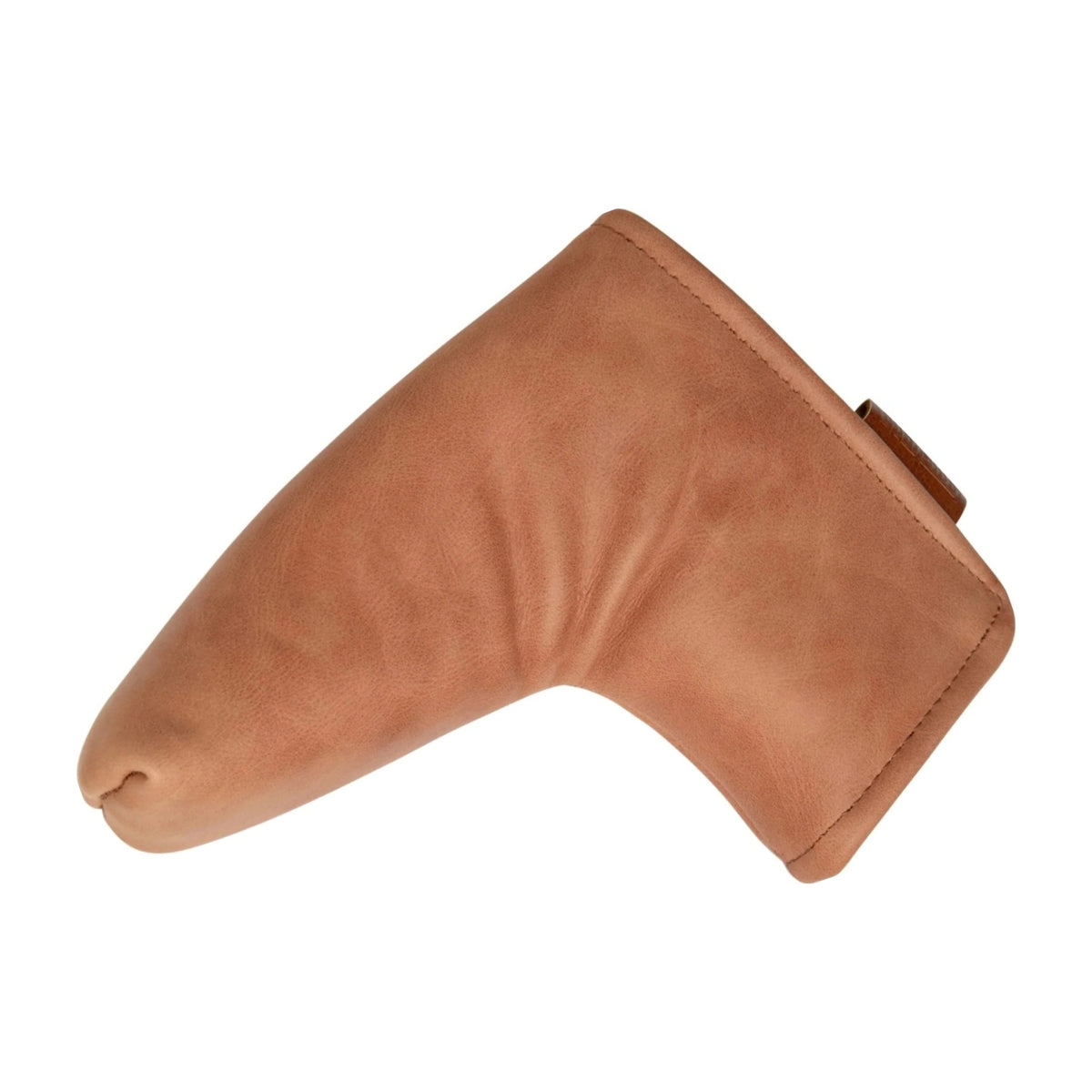 Leather Blade Putter Cover - Brown Pebbled