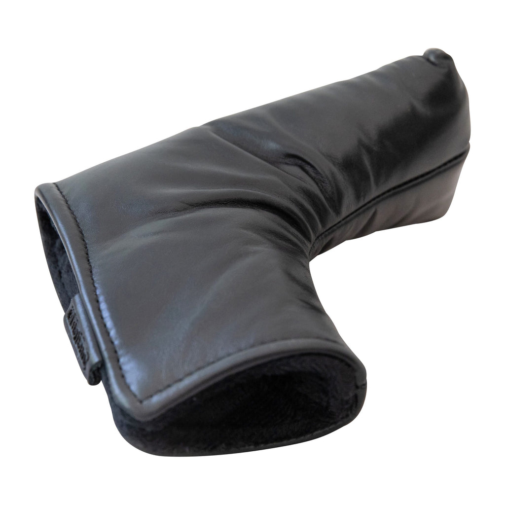 Leather Blade Putter Cover - Casino Black