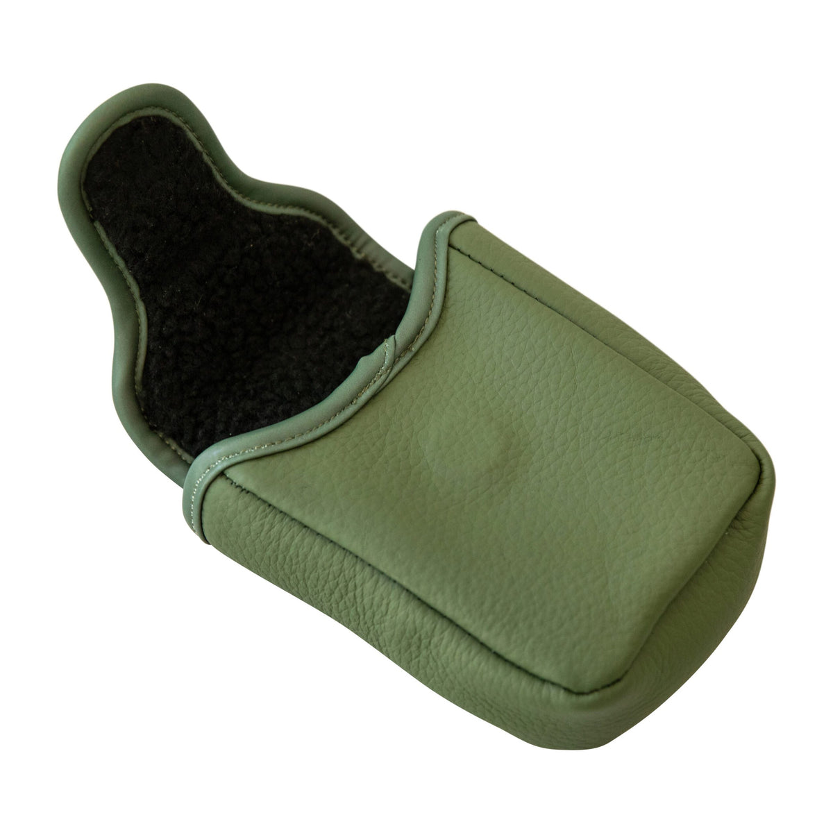 Leather Rangefinder Cover: Mowed Grass