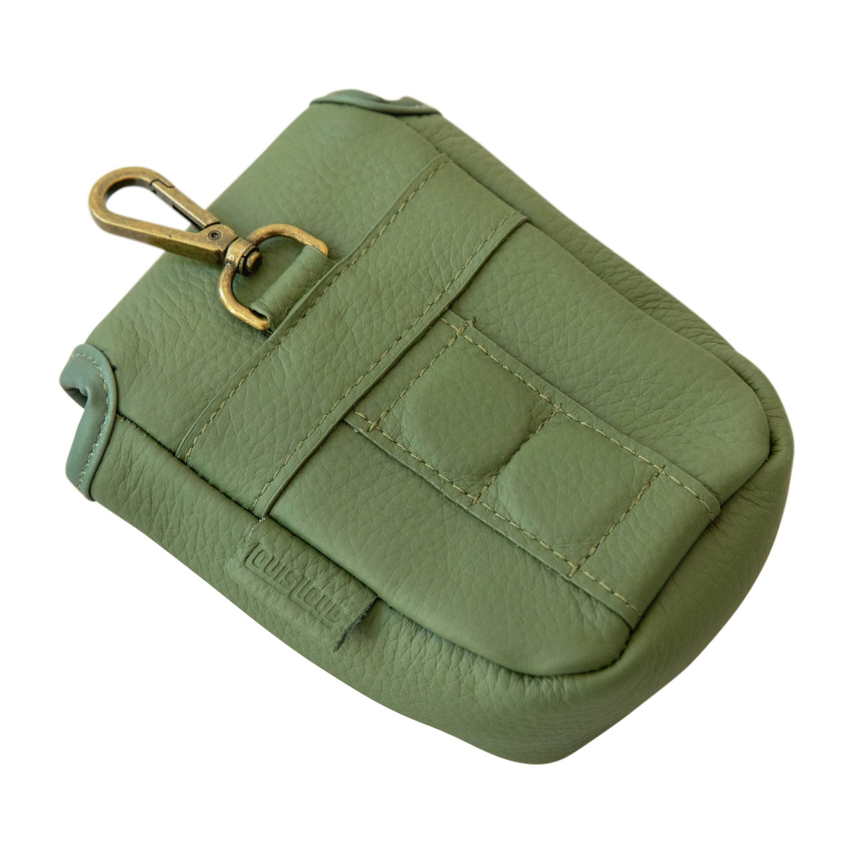 Leather Rangefinder Cover: Mowed Grass