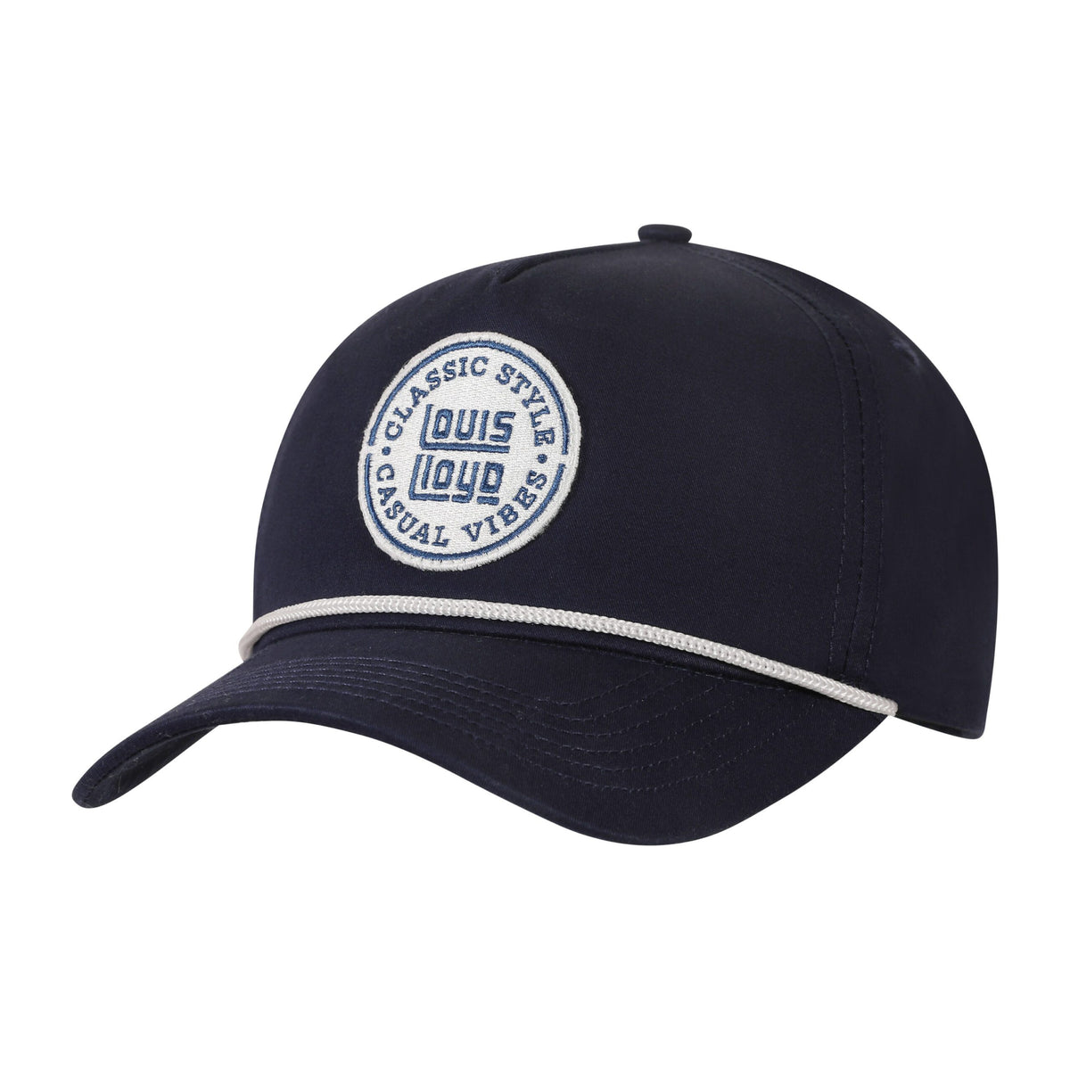 Navy Rope Hat With Classic Badge