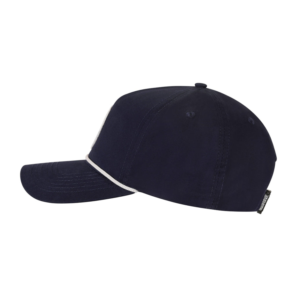 Navy Rope Hat With Classic Badge