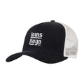 Navy Trucker with Stacked Logo