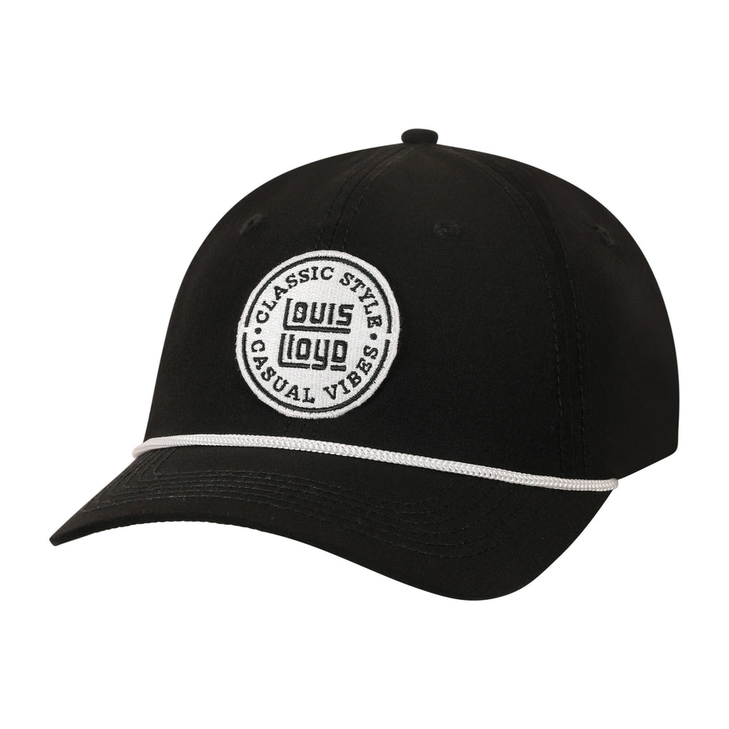 Black Performance Rope Hat