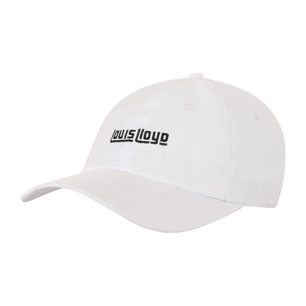 White Wordmark Performance Hat