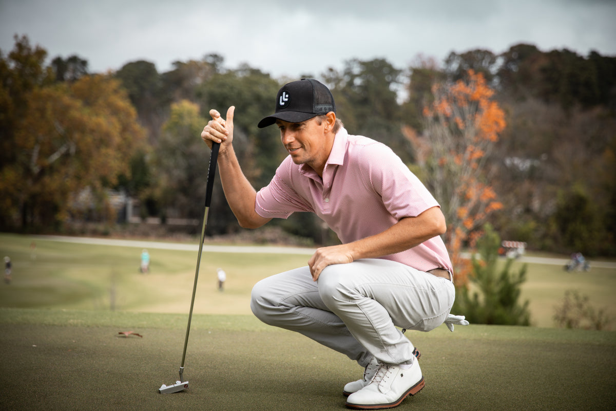 Performance Polo - Red and White Stripe