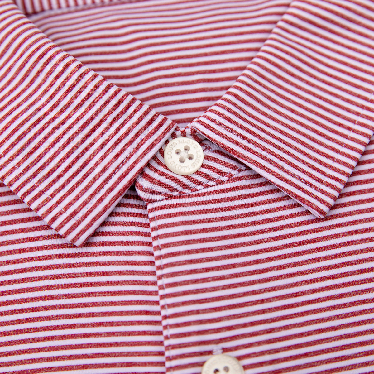 Performance Polo - Red and White Stripe