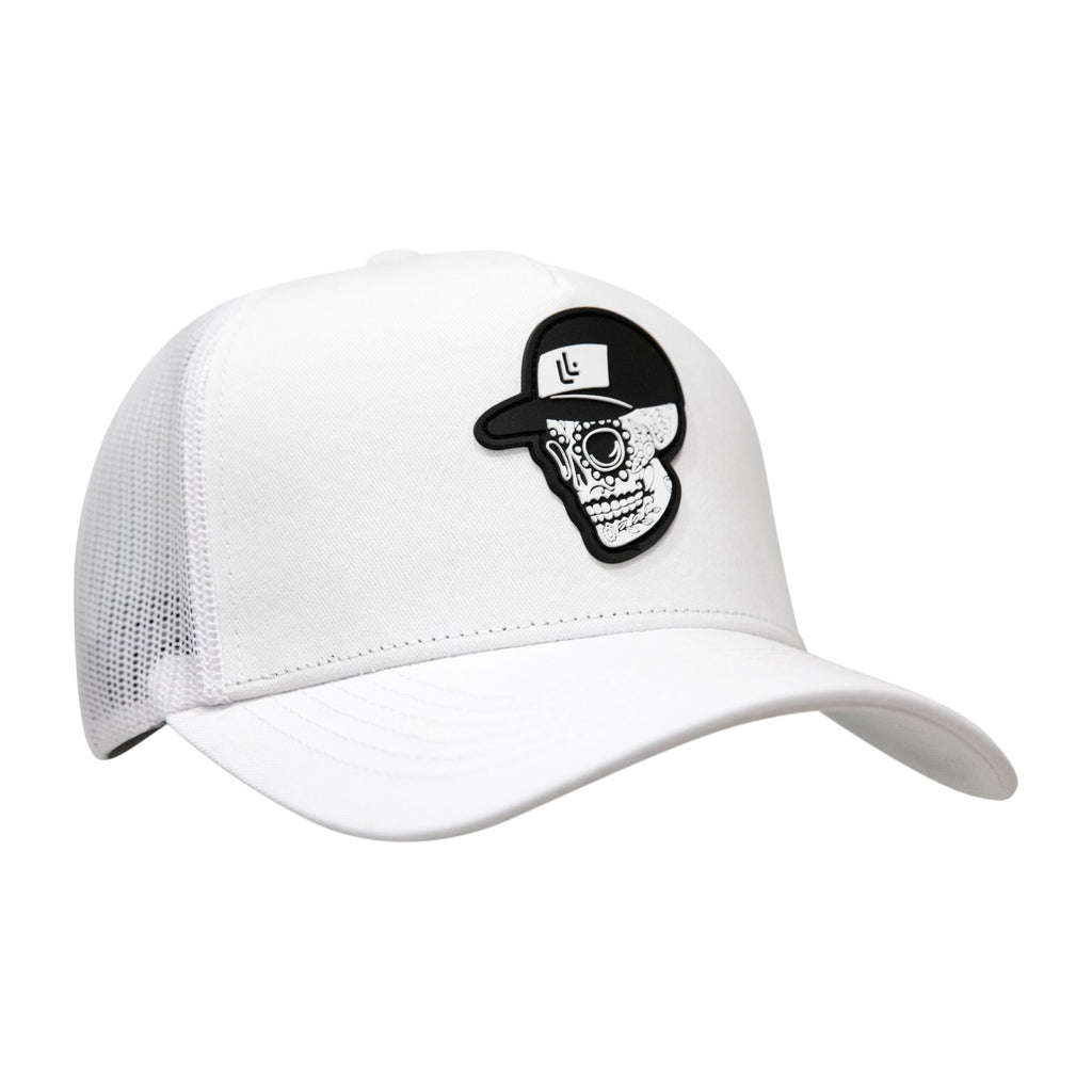 Dia De Los Muertos White Trucker