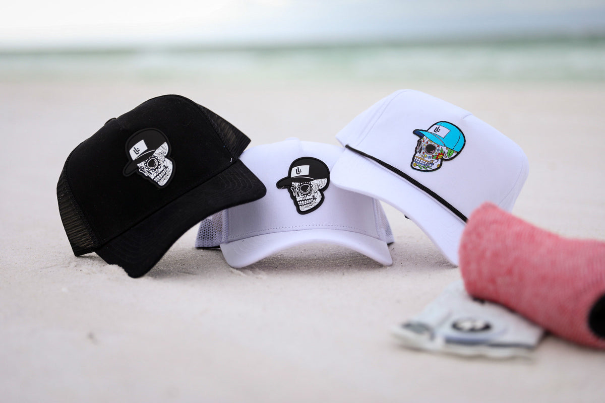 Dia De Los Muertos White Trucker