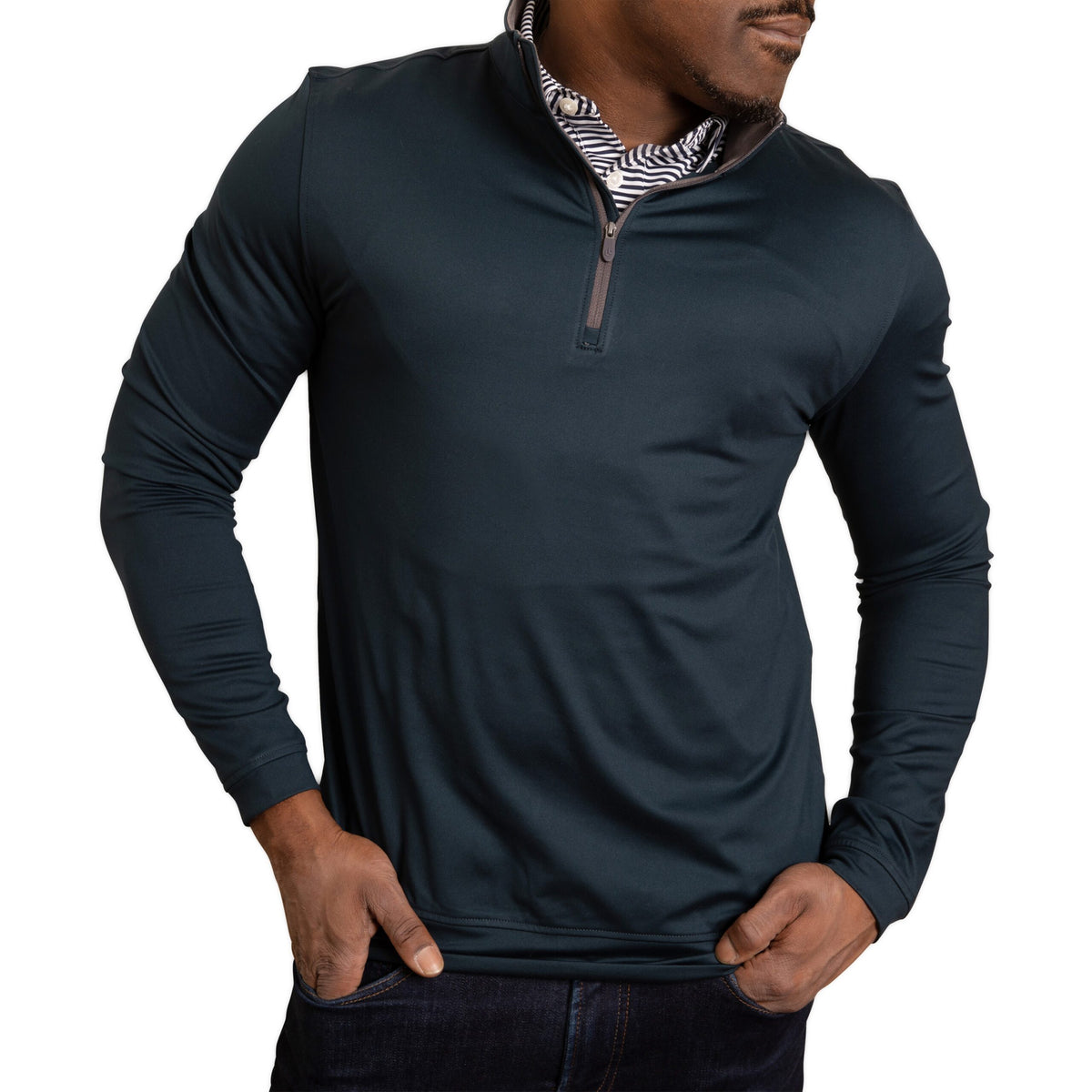 Performance Quarter Zip - Navy