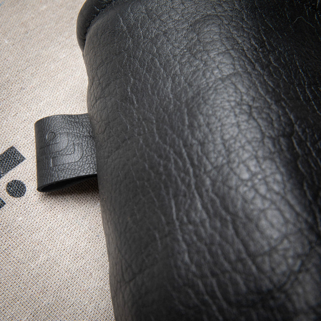 Black Goat White Oak Leather Driver Barrel Cover - Hide Series Batch 2024-1