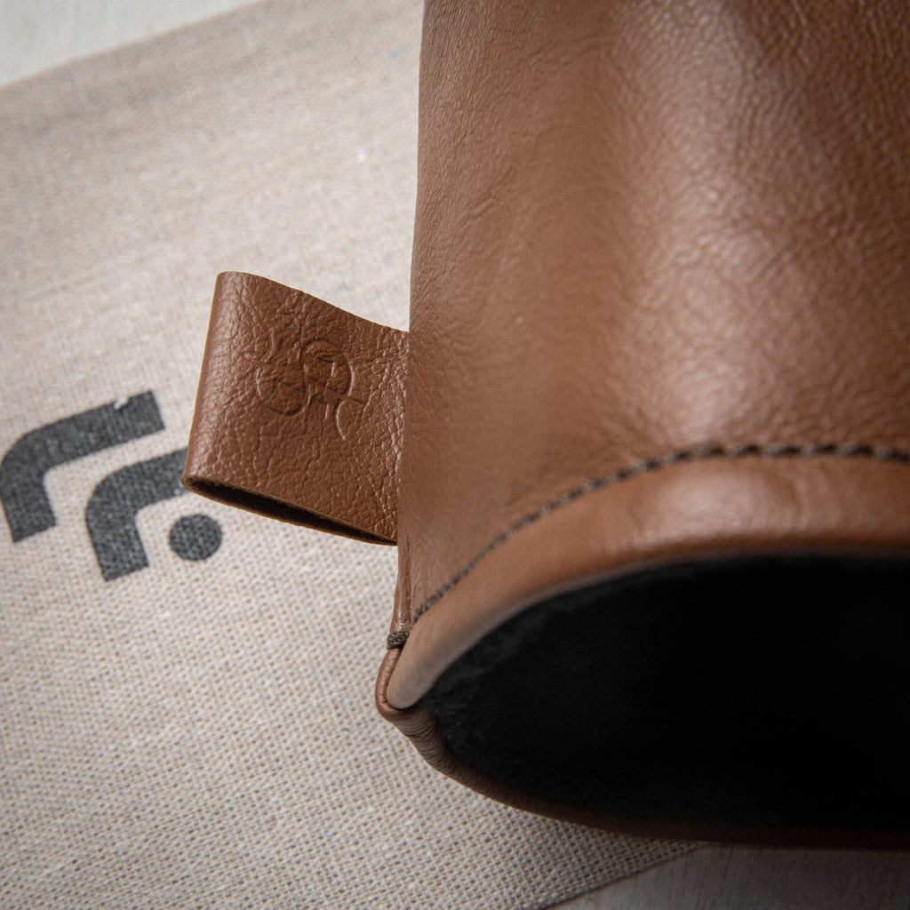 Brown White Oak Leather Driver Barrel Cover - Hide Series Batch 2024-1