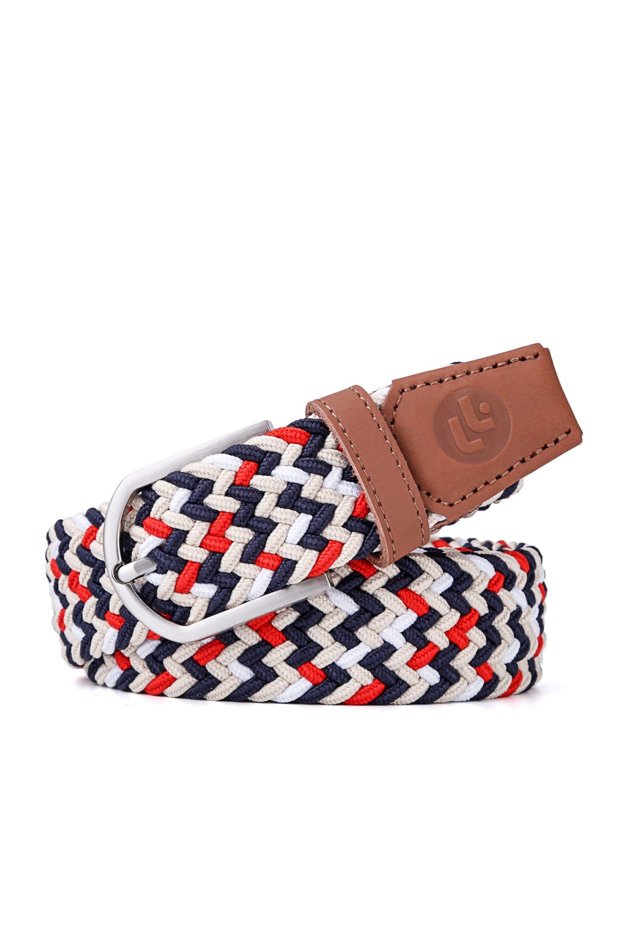 Stretchy Belt - Elastic Woven Fabric - Autumn Sunset