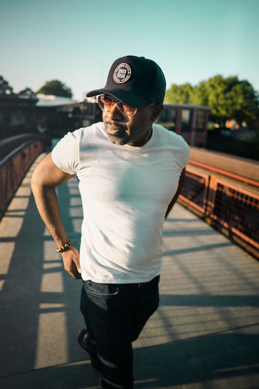 Black Trucker With Classic Badge