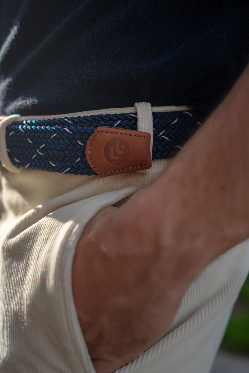 Stretchy Belt - Elastic Woven Fabric - English Voyage