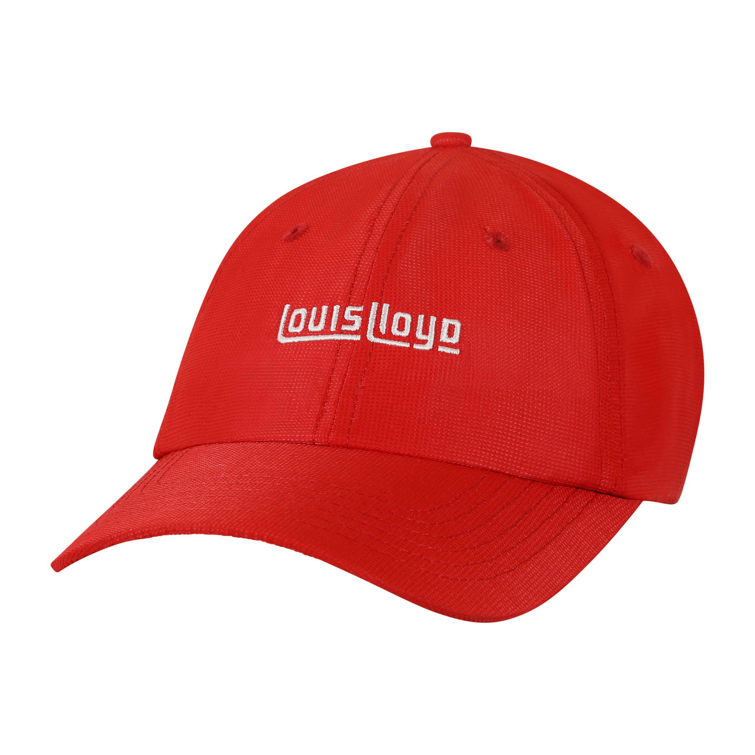 Red Wordmark Performance Hat | Louis Lloyd